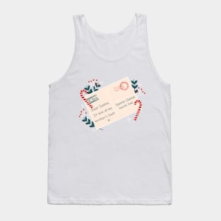 Dear Santa – it was all my Brother’s fault Tank Top